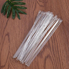 Transparent Cocktail Drink Bar Muddler Round  Stirring Mixing Sticks Swizzle Stick Ladle Stirrer for Cocktail