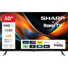 Sharp TV 4T-C50HJ6225KB 50 Inch QLED 4K Ultra HD Smart TV WiFi