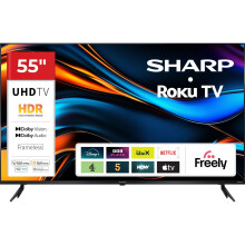 Sharp TV 4T-C55HJ4225KB 55 Inch LED 4K Ultra HD Smart TV WiFi
