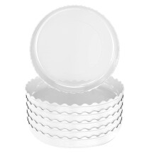 Plant Saucer 6Inch, 6 Pack Durable Plastic Plant Trays,Plant Water Catcher Tray,Flower Pot Saucer for Indoor and Outdoor