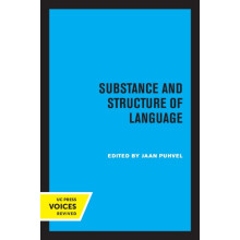 Substance and Structure of Language Paperback Book