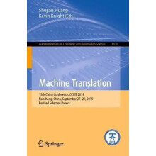 Machine Translation 15th China Conference CCMT 2019 Nanchang China Sep