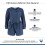 CTM Women's Waffle Knit V Neck Pyjama Set 7