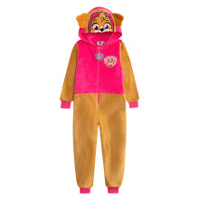 (6-7 Years, Brown/Pink) Paw Patrol Girls Skye All-In-One Nightwear