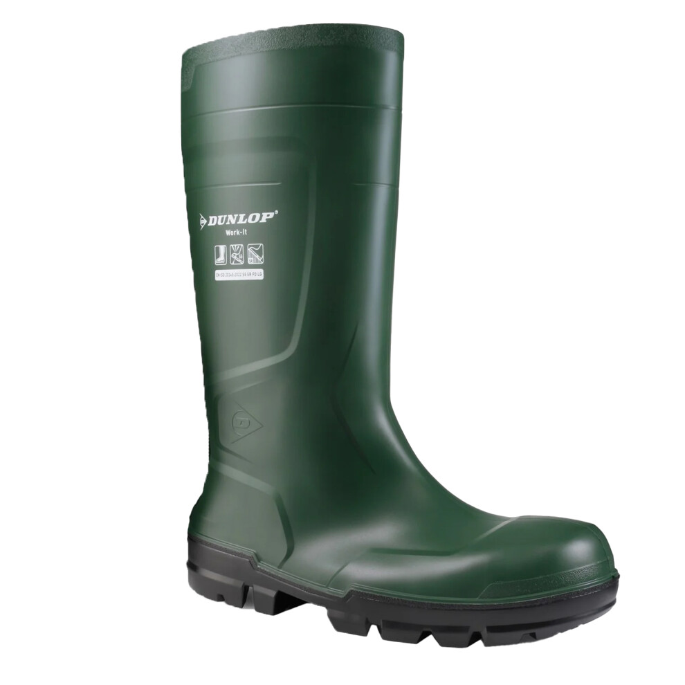 Dunlop (7 Uk, Heritage Green) Womens/Ladies Work-It Wellington Boots