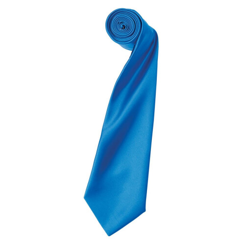 Premier (One Size, Sapphire) Premier Colours Collection Satin Tie