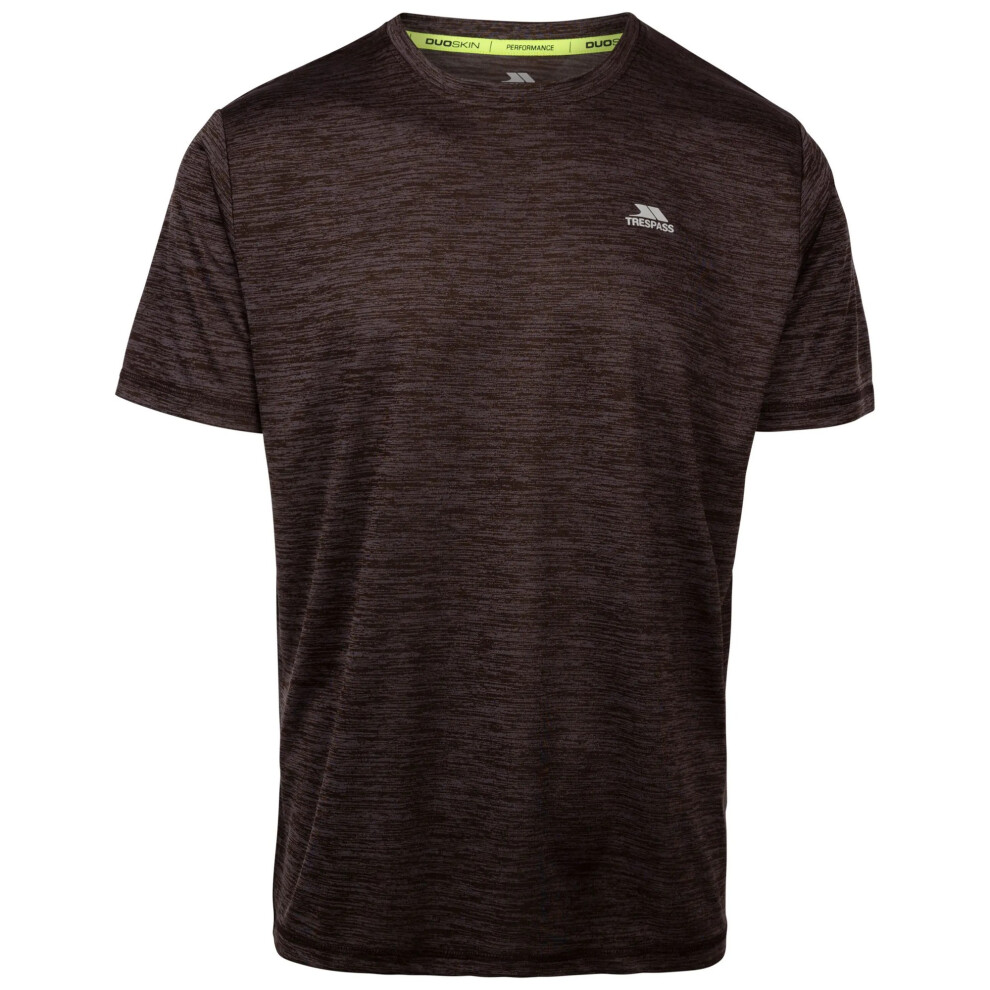 Trespass (M, Dark Flint Marl) Mens Kearsley Active Top