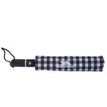 Trespass Check Compact Auto Open Umbrella - Brolli