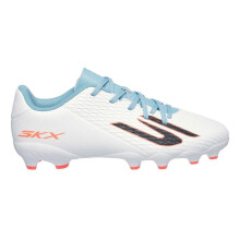 (5 UK, White/Blue) Skechers Childrens/Kids Pro Firm Ground Football Boots
