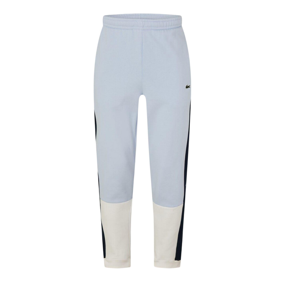 Lacoste (M, Phoenix Red/Navy) Mens Colour Block Slim Joggers