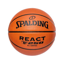 (7, Orange) Spalding React TF 250 Basketball