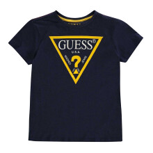 (10 Years, Blue) Guess Childrens/Kids Logo Cotton T-Shirt