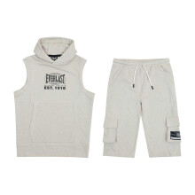 (M, Silver Cloud) Everlast Boys Sweatshirt and Shorts Set