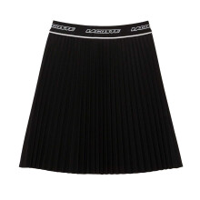 (M, Black) Lacoste Womens/Ladies Pleated Elasticated Waist Skirt