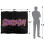Scooby Doo (152cm x 127cm, Black/Pink) Scooby Doo Logo Supersoft Blanket 6