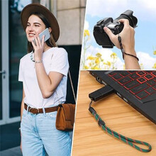 60 Stuks Handpolsbandkoord, Verstelbaar Polyester Kleurrijk voor Mobiele Telefoon, Camara, Sleutels, USB-Drive, ID-Badge