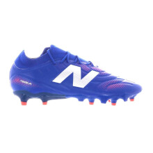(9 UK, Blue/Red) New Balance Mens Tekela Academy Firm Ground Football Boots