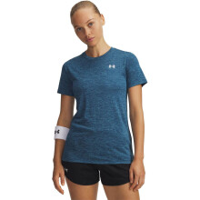 (8 UK, Blue/White) Under Armour Womens/Ladies Twist Short-Sleeved T-Shirt