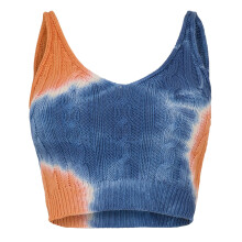 (12 UK, Orange/Blue) Diesel Womens/Ladies Cable Knit Slim Bralette