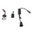 2Set Car Halo Angel Eyes LED Light H8 6W White Bulbs for  E90 E92 E93 E89 E60 E70 7