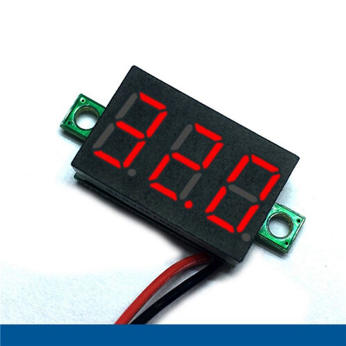 20 Stuks 2-Draads  Digitale Voltmeter  2,5 V-40 V Digitale Spanningstester LED-Displaypaneel Voltmeter 2