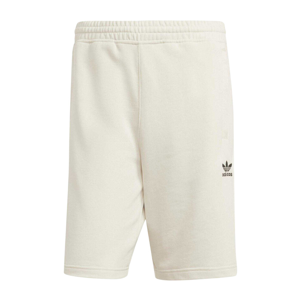 Adidas (Xs, Wonder White) Mens Essentials Trefoil Shorts