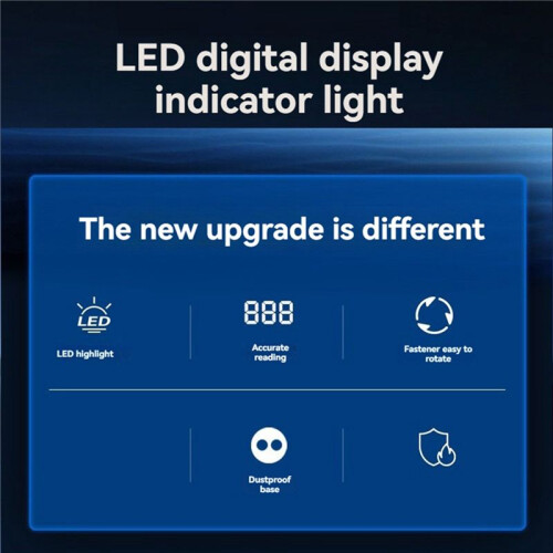 3X LED Digital Voltmeter Ammeter Hertz Meter AC6-500V Signal Lights Voltage Current Frequency Meter Indicator Tester Red 2
