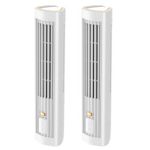 2X Automatic Remote Air Conditioner, USB Personal Air Conditioner Conditioner with 3-Speed Electric Fan White