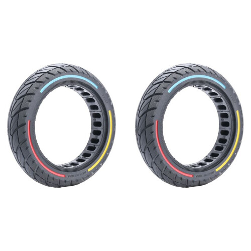 2X Pneu de Borracha Sólida de 8,5 Polegadas para  M365 / Pro / Pro 2 / 1S / 3/3 Lite Pneu À Prova de Explosão de Scooter Elétrico 1