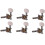 36pcs Acoustic Guitar String Tuning Peg Tuner Machine 6
