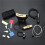 2X Microphone Sound Hole Equalizer Piezo Pickup Kit for Acoustic Folk Classical Guitar 6