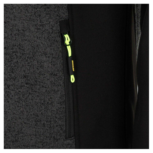 Dunlop (S, Black/Grey) Dunlop Mens On Site Fleece Jacket 2