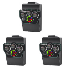 3X Ginean UF-05T Gitarren-Resonanz-Tonabnehmer, Integrierter Hall-Chorus-Delay-Effekt mit Mikrofonunterstützung, -Tuner-Funktion