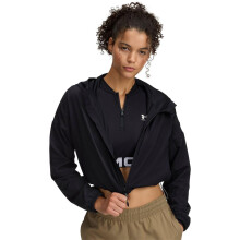 (12 UK, Black) Under Armour Womens/Ladies Unstoppable Woven Hooded Jacket