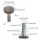 2X Motorcycle Engine Transmission Gear 200CC Outer Box Spindle Gear for ATV200 ATV 200 10