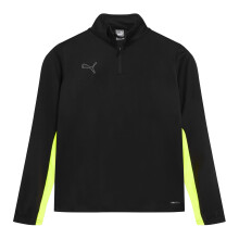 (9-10 Years, Black/Yellow) Puma Childrens/Kids Finesse Performance Drill Top