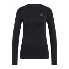(8 UK, Black) Odlo Womens/Ladies Crew Neck Slim Athletic Top