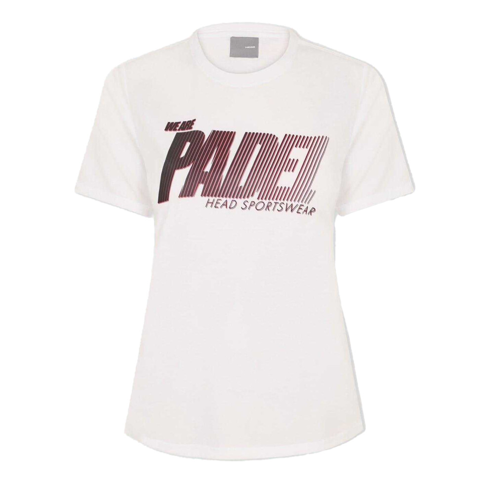 Head (10 Uk, White) Womens/Ladies Padel Printed Sport T-Shirt