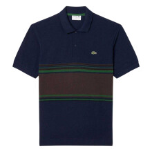 (L, Navy Blue) Lacoste Mens Logo Short-Sleeved Polo Shirt