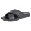(8 UK, Black) Roamers Mens Nubuck Crossover Strap Mules 1