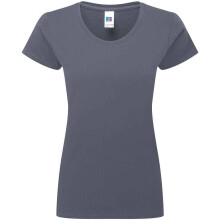 (XS, Convoy Grey) Russell Womens/Ladies Authentic Ringspun Cotton Classic T-Shirt
