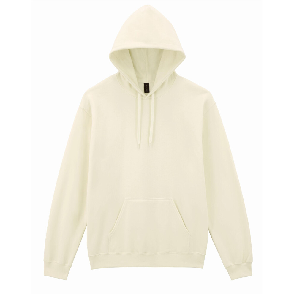 Gildan (4Xl, Off White) Unisex Adult Softstyle Fleece Midweight Hoodie