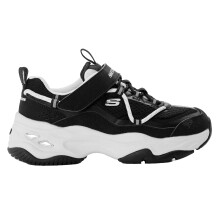 (1.5 UK Child, Black/White) Skechers Childrens/Kids D'Lites 4.0 Trainers