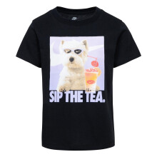 (6-7 Years, Black) Nike Childrens/Kids Sip Photo Print T-Shirt