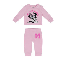 (9-12 Months, Pink) Disney Baby Girls Minnie Mouse Loungewear Set