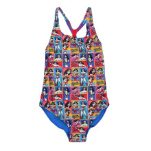 Zoggs Girls Wonder Woman Racerback One Piece Swimsuit