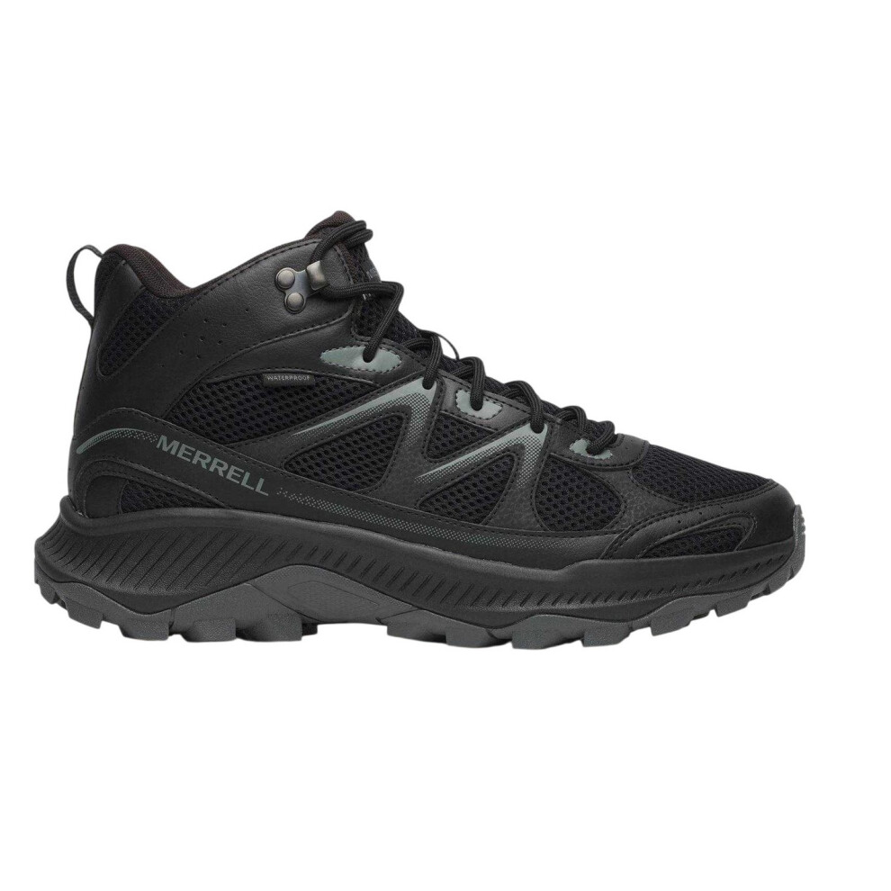 Merrell (11 Uk, Black) Mens Tempo Hiking Boots