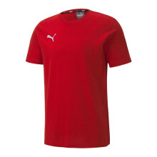 (S, Red) Puma Mens TeamGoal 23 Casuals Cotton T-Shirt