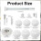 PVC Inside Pipe Cutter Tool Kit,Inside Pipe Cutter for PVC Pipe Depth Gauge Guide Internal Pipe Cutter Plumbing Tool Set 6