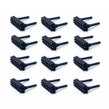 Conjunto de 12 Escovas de Silicone para H2S para Limpeza de Bicos e Hotend, Acessórios para Impressoras 3D.